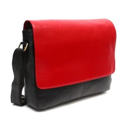 Leather Messenger Bag